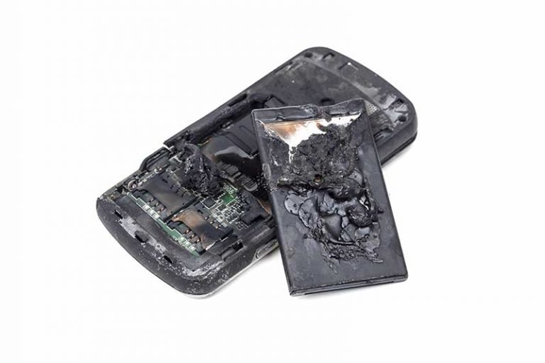 Overheated Battery Damage